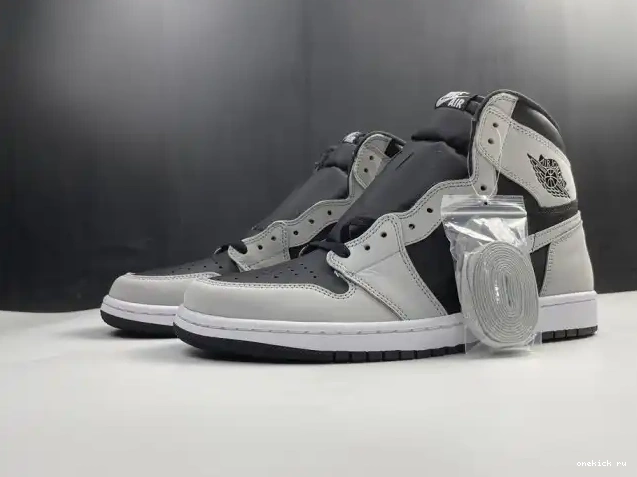 Chep Onekick Black Smoke 1 Air Jordan White Light High 555088-035 Grey Retro 0516